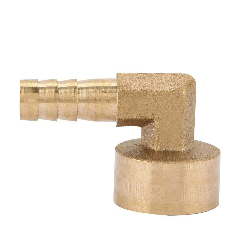 Hose Barb Elbow Female Thread Brass Pipe Fittings Brass Fittings G1/2 Adapter Fitting Hose Barb Coupling(4 points within 10) 4 points within 10 - NewNest Australia