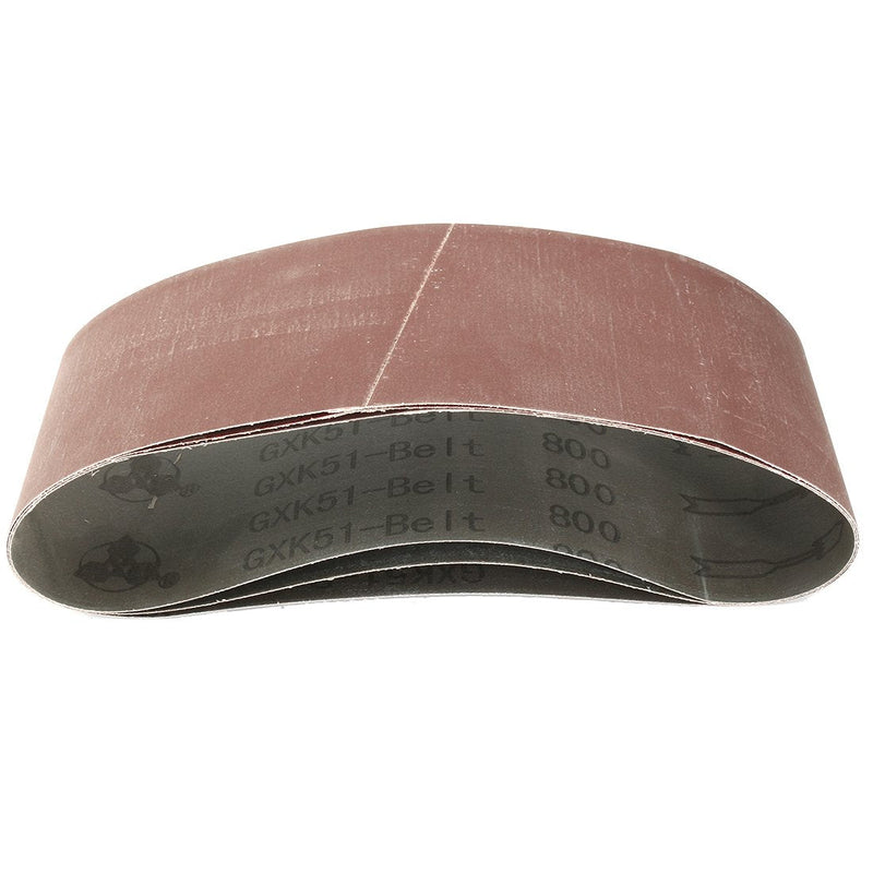 uxcell 4-Inch x 24-Inch Aluminum Oxide Sanding Belt 800 Grits Sandpaper Flush Joint for Belt Sander 3pcs - NewNest Australia