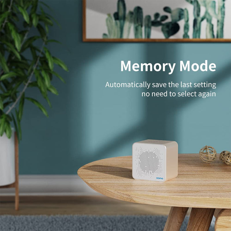 White Noise Machine, RENPHO Sound Machine for Sleeping Baby/Adult with 36 Soothing Natural Sounds, Timer&Memory Functions, Privacy Noise Cancelling for Office, Portable for Nursery Home Travel White - NewNest Australia