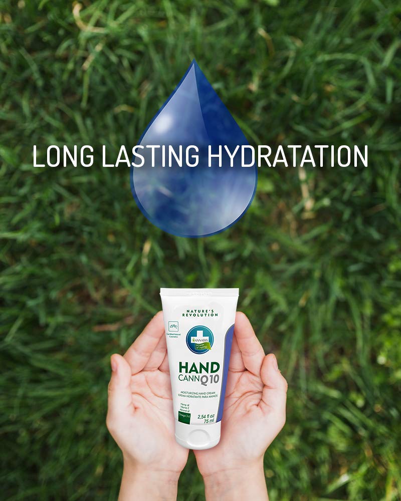 HANDCANN Q10 Hemp-Based Hand Regenerating Cream, 75 ml - NewNest Australia