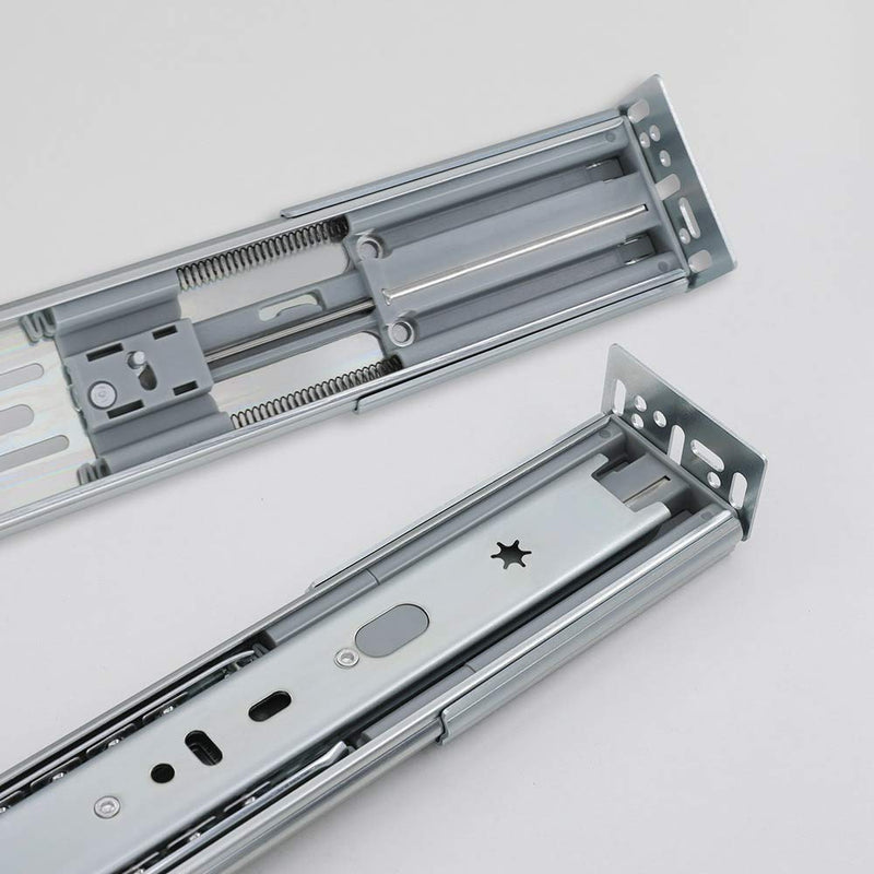 2 Pairs Rear Mounting Brackets for Drawer Slide Dresser Drawer Guides - LONTAN B4502 Cabinet Drawer Bracket Replacement Drawer Track Guide for 1.77 inch(45mm) Width Furniture Gilde 2 Pairs Rear Mount Brackets - NewNest Australia
