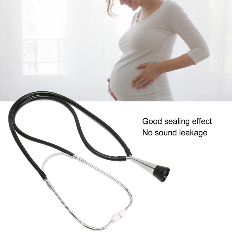 Stethoscope, Fetal Stethoscopes Monitoring Aluminum Alloy Stethoscopes Soft Fetal Heart Stethoscope Black for Pregnant for Doctors, Nurses, Students, Home Outdoor - NewNest Australia