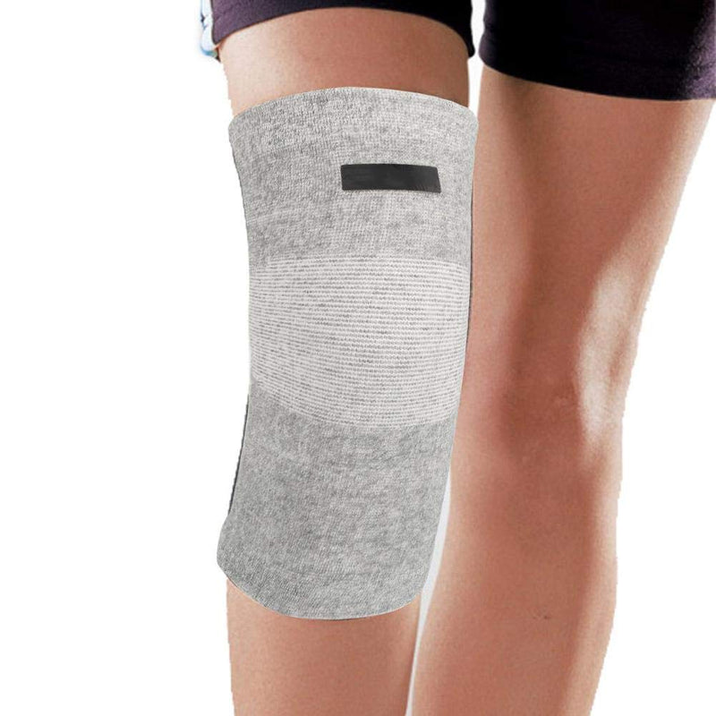 Keenso Sport Bamboo Charcoal Fiber Elastic Kneecap, Free Size Comfortable Knee Pads Protective Gear Sports Equipment - NewNest Australia