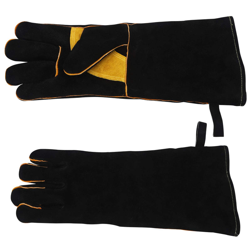 Welding Gloves Extreme Heat/Fire Resistant Gloves Leather with Kevlar Stitching Heat Fire Resistant Welders Glove for Welding/Oven/Grill/BBQ/Mig/Fireplace/Stove/Pot Holder/Tig Welder/16 inches - NewNest Australia