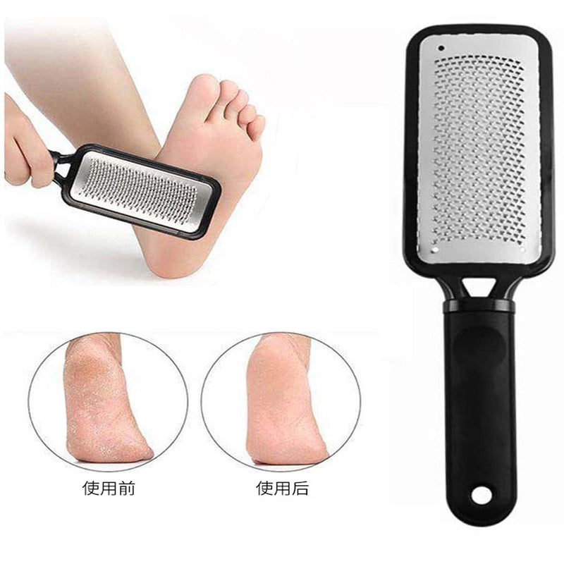 Foot Rasp Hard Skin Remover, Dead Skin Remover for Feet, Pedicure Foot File Make Foot Beauty and Extra Smooth, Foot Scrub Foot Exfoliator for Corn Removal, Feet Care Callous Removers for Feet(Black) - NewNest Australia