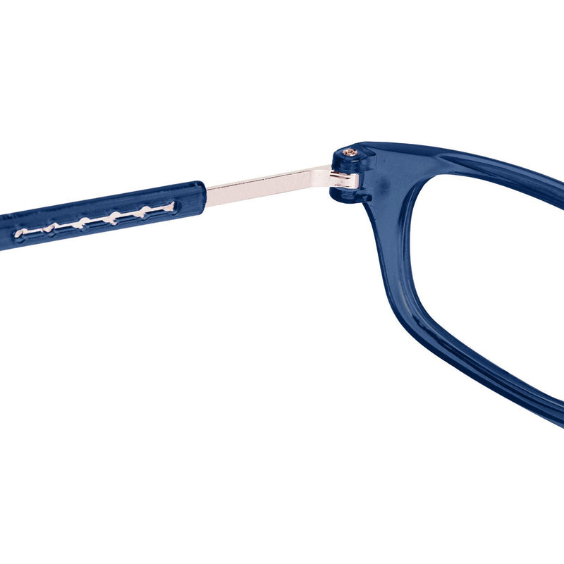 TBOC Pack: Reading Glasses Reading Aid for Men Women - [Pack of 4 Units] Diopter +3.00 Blue Frame Strength PC Mobile Phone Foldable Woman Man Magnetic Closure Clip Presbyopia Presbyopia +3.00 Diopter (Pack of 4) - NewNest Australia