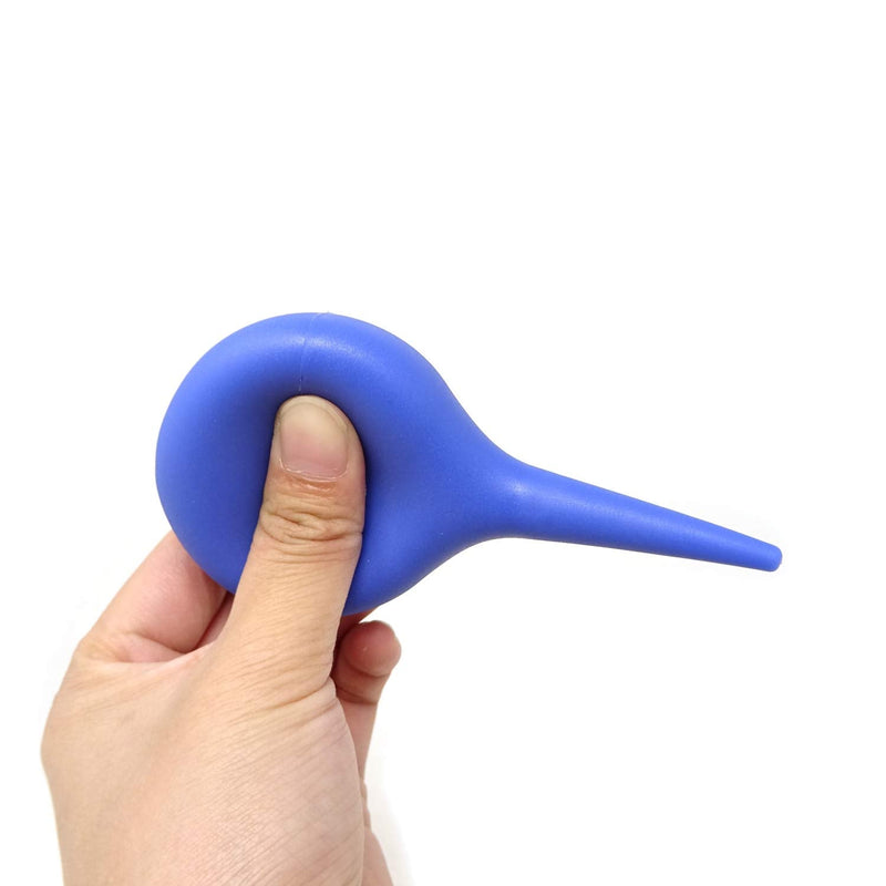 Honbay 75ml Rubber Squeeze Bulb Ear Syringe Ball Laboratory Tool (Blue) Blue - NewNest Australia