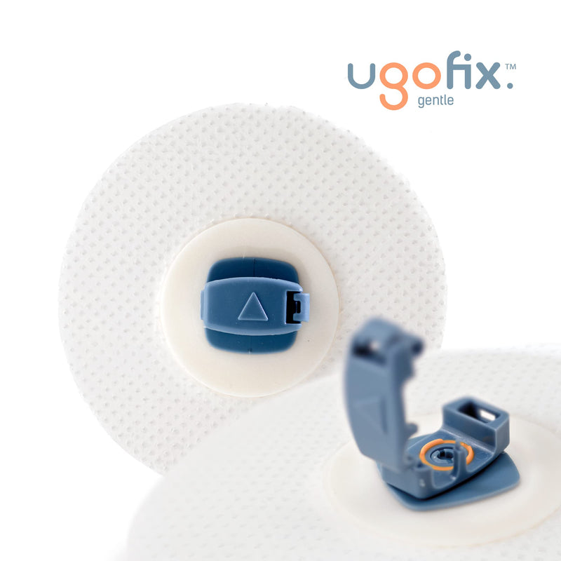 Ugo Fix Gentle (x5) – Catheter and Leg Bag External Securement Clip with Silicone Technology, Easily Adheres to your Skin with no Preparation Needed (Pack of 5) - NewNest Australia