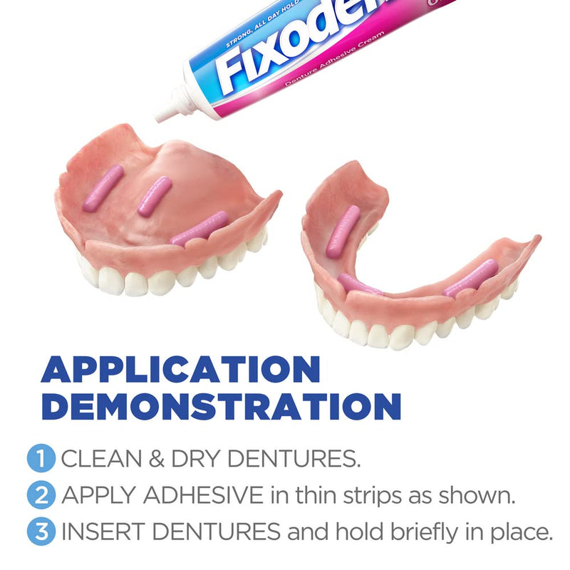 Fixodent Complete Original Denture Adhesive Cream, 2.4 oz TWIN - NewNest Australia