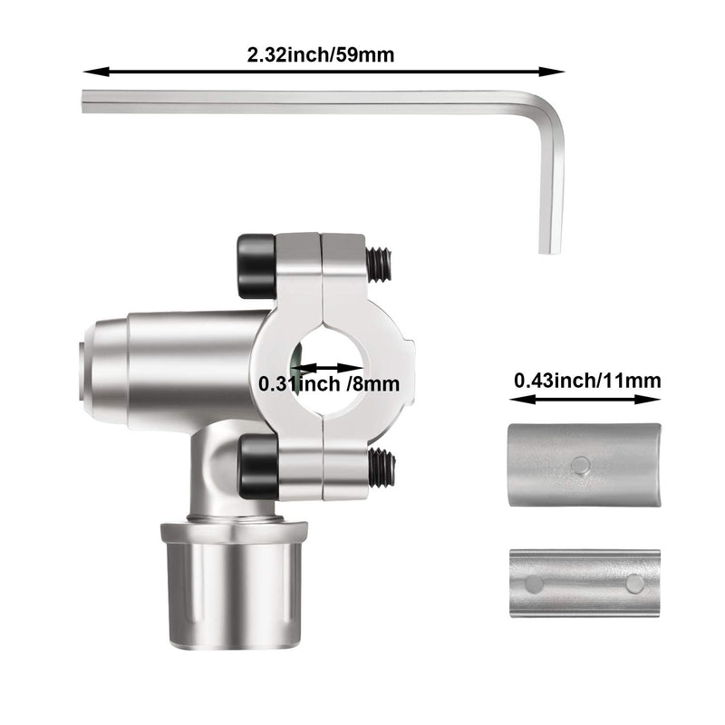 2 Pack BPV-31 Bullet Piercing Tap Valve Kits Compatible with 1/4 Inch, 5/16 Inch, 3/8 Inch Outside Diameter Pipes, Replace for AP4502525, BPV31D, GPV14, GPV31, GPV38, GPV56, MPV31 - NewNest Australia