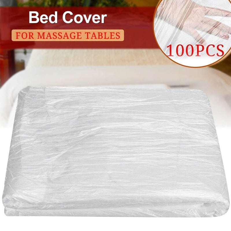 BHAIR5 100pcs Spa Bed Sheets Disposable Massage Table Sheet,Couch Cover For Massage Tables Bed Treatment Waxing Protection,Waterproof,Oil Resistant 90x175cm - NewNest Australia