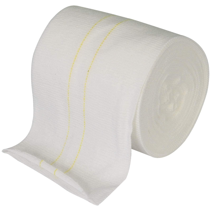 Comfifast Elasticated Tubular Stretch Viscose Bandage - for X-Large Limbs, Childs Trunk, Yellow Line 10.75cm (for Limb Circumference 35-65cm) - 10m Roll Yellow - (10.75cm) x 10m - NewNest Australia