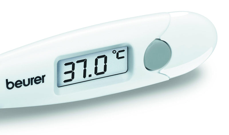 Beurer FT 15/1 digital and express body thermometer, waterproof fever thermometer, extra fast measurement, acoustic signal for fever warning, without glass, mercury-free, with storage box Measurement results in 10 seconds - NewNest Australia