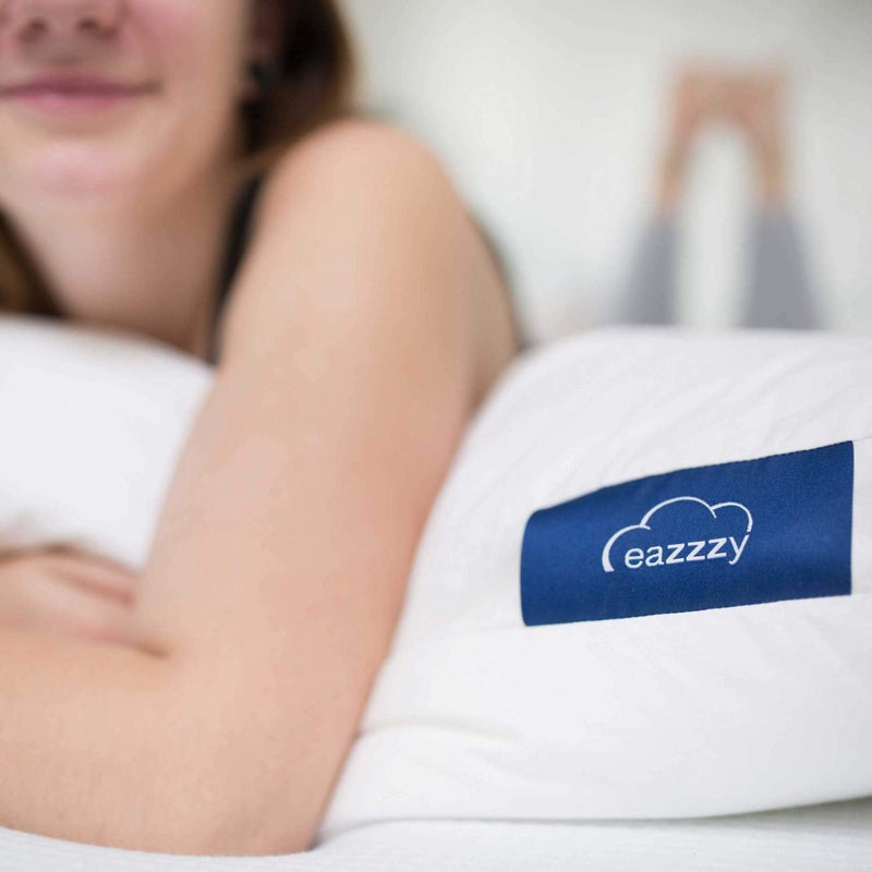 Genius Eazzzy Pillow 80 X 80 Cm - Orthopedic Sleeping Pillow For Peaceful Sleep With Allergy Sufferers Cover Made Of Aloe Vera + Milk Fibers Washable And Suitable For Tumble Dryer - NewNest Australia