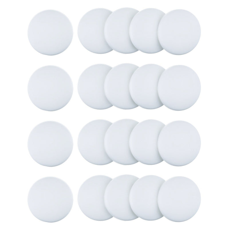 Outus 20 Pieces Door knob Wall Protectors Wall Guards Stoppers Door Handle Bumper Self Adhesive Round Rubber Stop, White - NewNest Australia