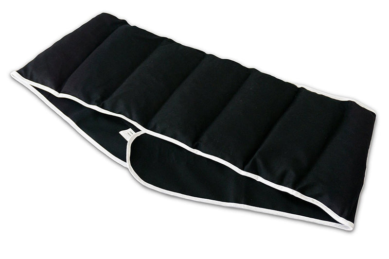 Cherry stone pillow. Belt with Velcro fastener, approx. 135cm, 7-chamber | Heat cushion back heat belt XXL grain cushion, black cherry stone cushion - NewNest Australia