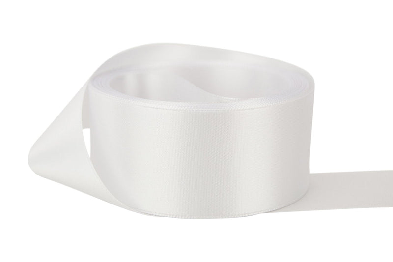 GBSTORE 1 1/2 inch 25 Yards White Satin Ribbon Perfect for Wedding, Gift Wrapping - NewNest Australia