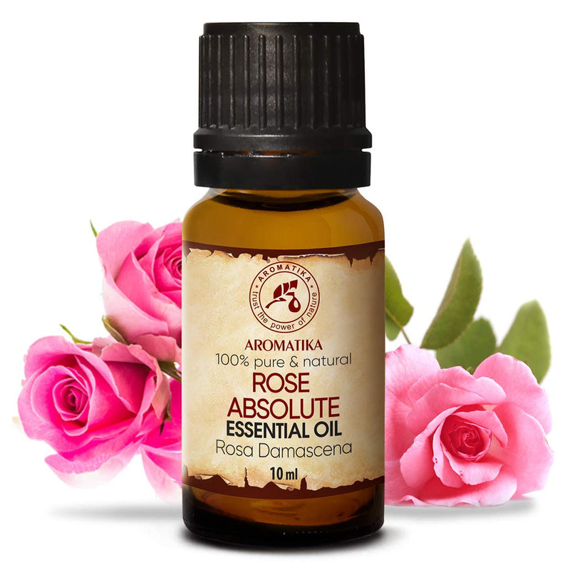Rose Absolute Essential Oil 10 Ml - Rosa Damascena Bulgarian - Aromatherapy - Room Fragrance - Rose Absolute Oils For - Body Care - Diffusers - Relaxation - Aroma Lamp - Soothing - Good Sleep - NewNest Australia
