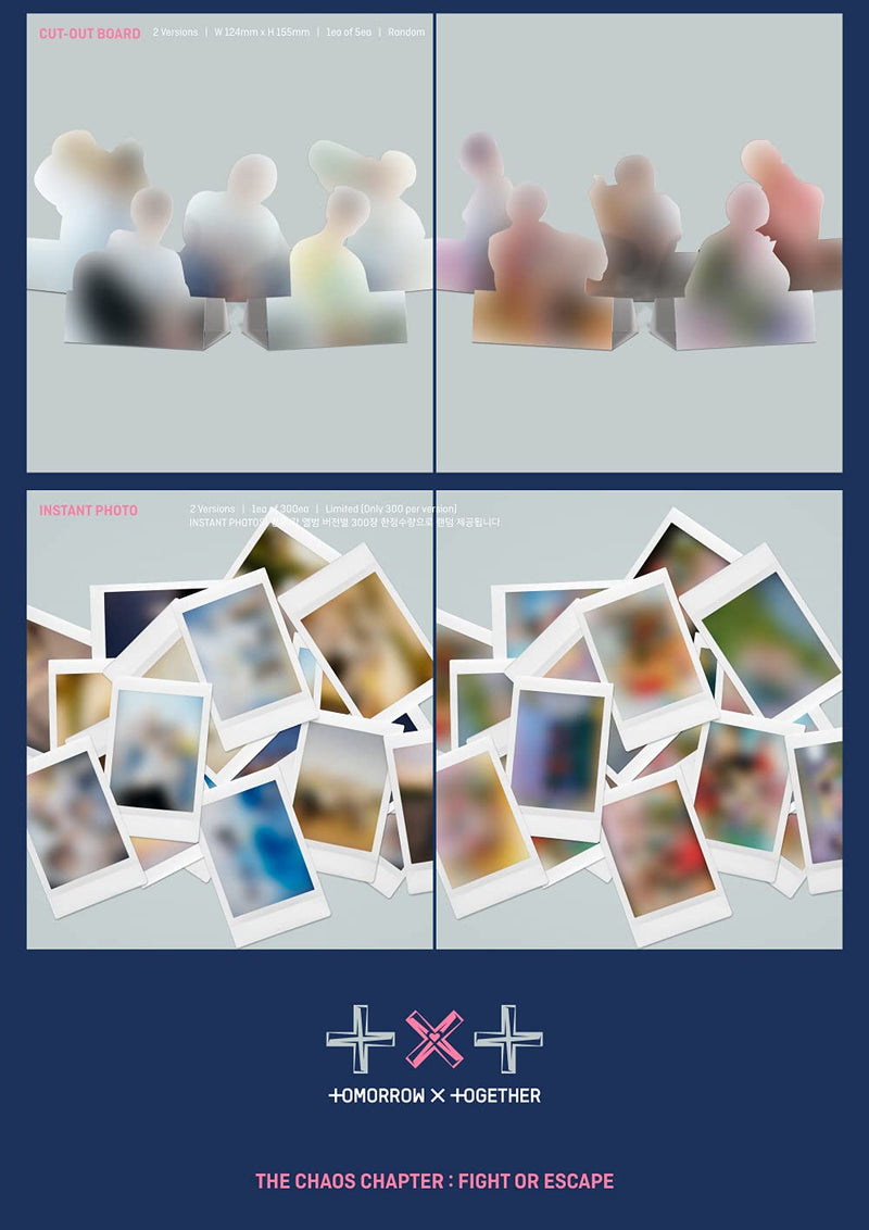 Big Hit Ent. TXT - CHAOS CHAPTER : FIGHT OR ESCAPE Album+Extra Photocards Set (ESCAPE ver.), BHE0082 - NewNest Australia