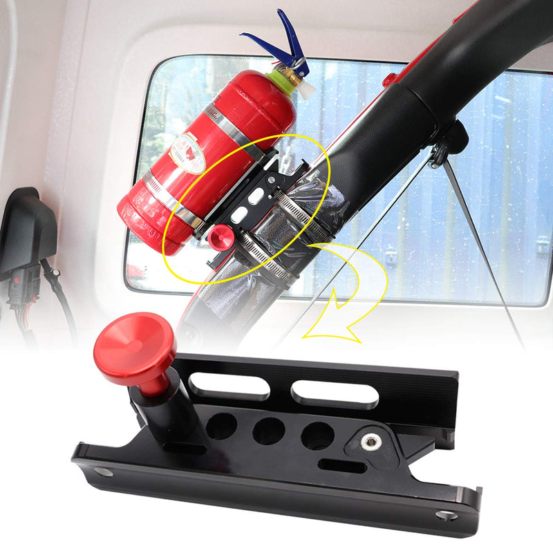 MFC Adjustable Roll Bar Mount Bottle Holder Fit for Jeep Wrangler TJ JK JKU JL UTV Polaris RZR Ranger,Aluminum - NewNest Australia