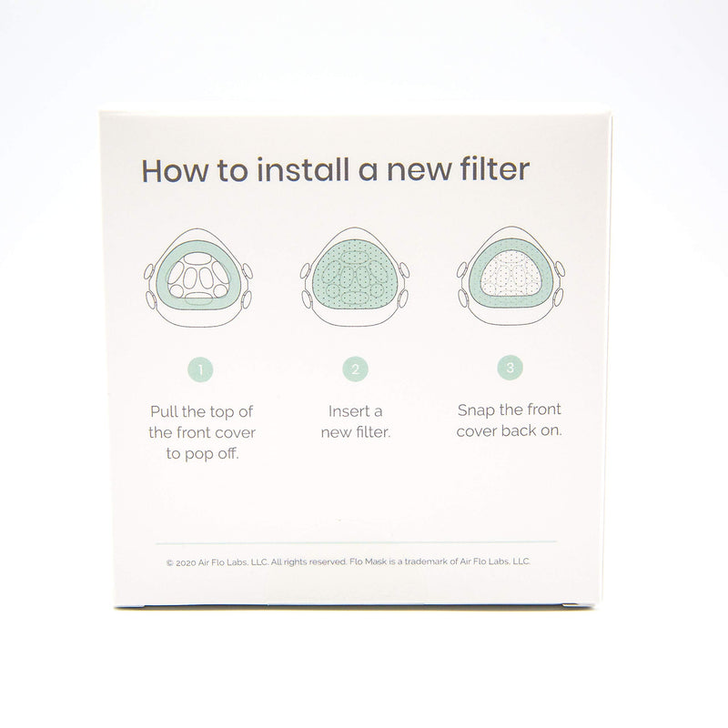 Flo Mask - Sub-Micron Replacement Filters (25-Pack) for Children's Mask, Made in USA - NewNest Australia
