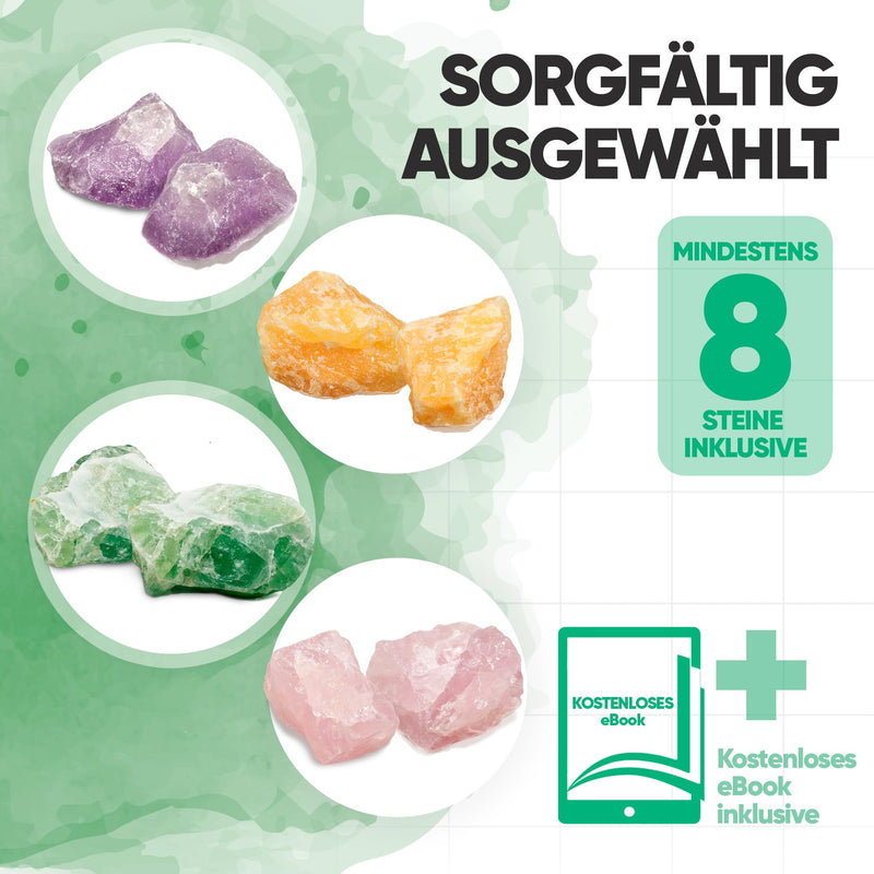 PURAJA Healthy Sleep Waterstone Blend | Premium healing stone set for water treatment: fluorite, amethyst, orange calcite, rose quartz | Natural crystals for drinking water 250 g (pack of 1) - NewNest Australia
