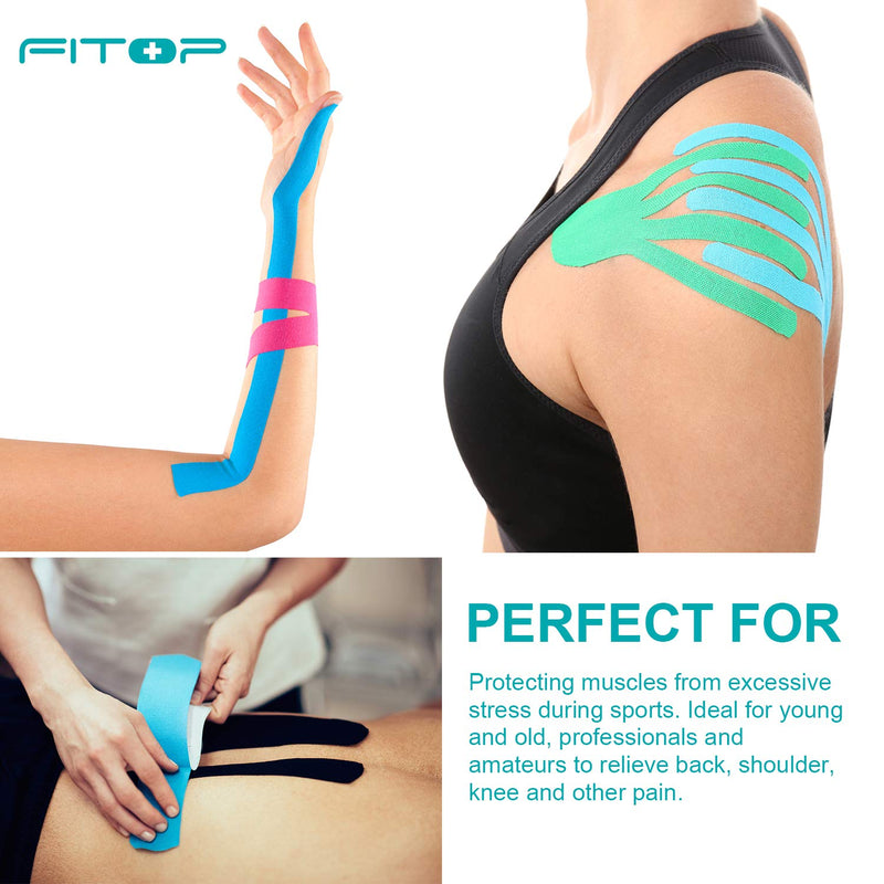 PHYTOP FITOP Kinesiology Tape Sports Tape 5m x 5cm (Beige) Beige - NewNest Australia
