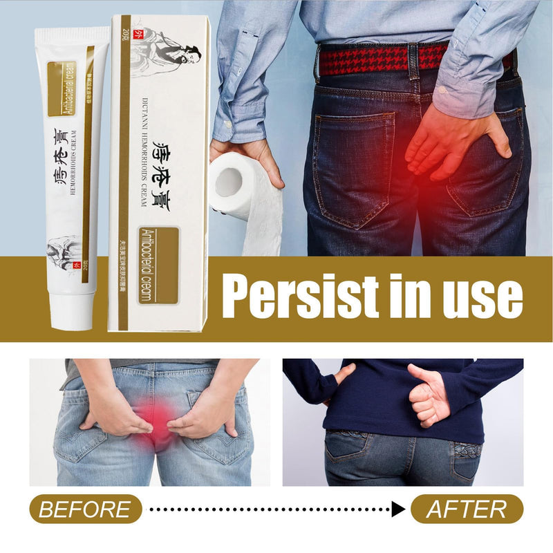 Chinese Herbal Hemorrhoid Cream Medilisk, Natural Herbal Hemorrhoid Cream, Chinese Herbal Hemorrhoid Cream External Hemorrhoids Soothes (2PCS) 2pcs - NewNest Australia