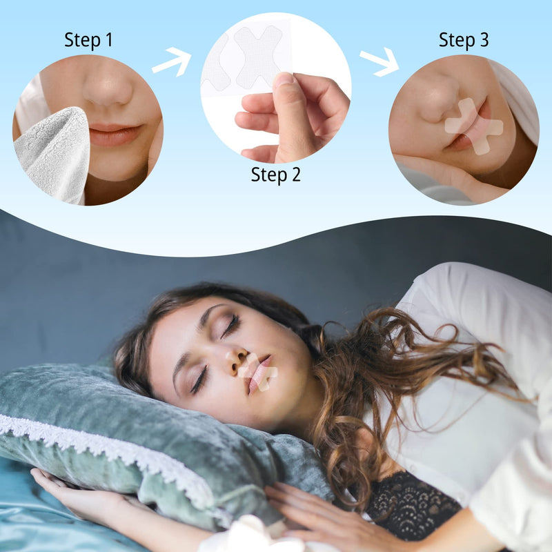30 Pcs Sleep Strips Advanced Gentle Mouth Tape Oral Tape Snore Stopper Sleep Breathing, Reduce Your Mouth Breathing, Improve Your Nose Breathing, Effectively Prevent Sleep Snoring 30 - NewNest Australia