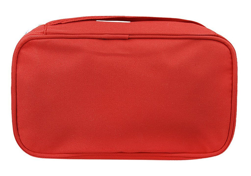 PAXLamb First Aid Bag First Aid Kit Empty Medical Storage Bag Red Trauma Bag for Emergency First Aid Kits Car Workshop Cycling Outdoors (Blue Handle) Blue Handle - NewNest Australia