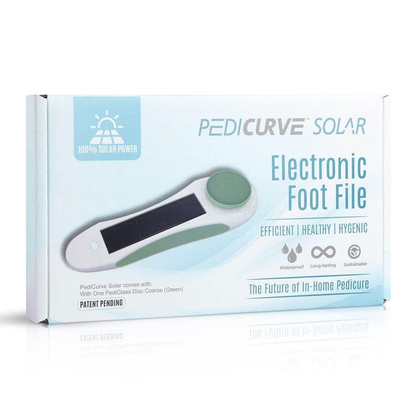 PediCurve Electric Callus Remover, Unique Callus Remover that Gently Removes Calluses | Electric Callus Remover via Solar Cells or with USB - NewNest Australia