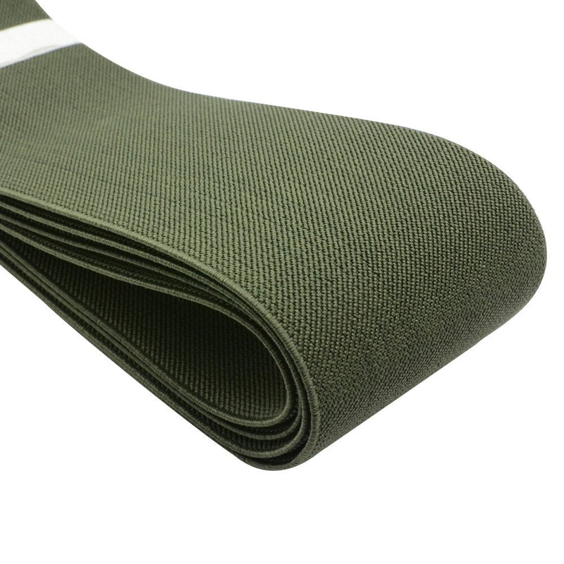 Strapcrafts 3-Inch Wide by 2-Yard Colored Woven Elastic Band,Army Green13070 Army Green - NewNest Australia