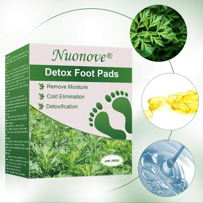 Detox Foot Plasters Vital Plasters Foot Patches Wormwood Foot Patch Promotes Blood Circulation, Relieve Pain And Improve Sleep, Free Yourself From Moisture And Cold 20 Pieces - NewNest Australia