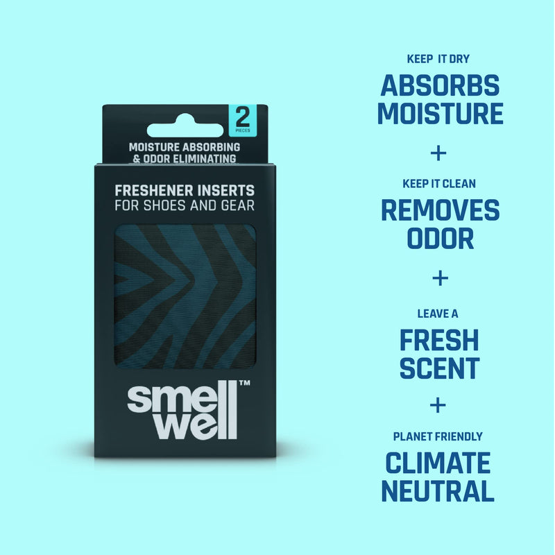 SmellWell Odour Eliminating Air Purifying Bags (2 Pack | 100g) Activated Bamboo Charcoal Air Freshener for use from Gym to Car to Home (Hawaii Floral, Original) - NewNest Australia