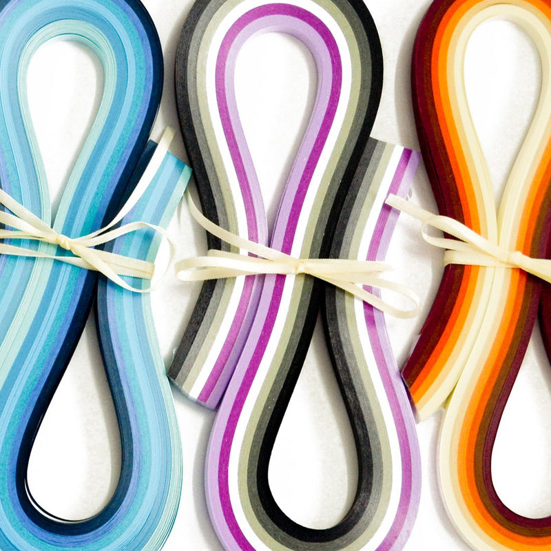 JUYA Multi-Color Quilling Strips Set 720 Strips 36 Colors 54cm Length/Strip Paper Width 3mm - NewNest Australia