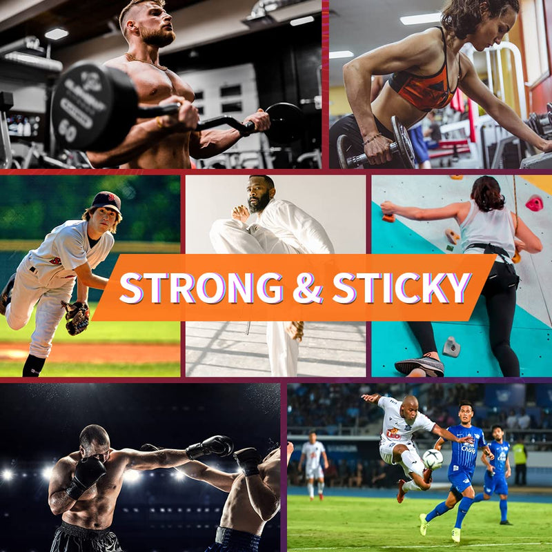 Athletic Tape-Medical Tape-Ankle Tape-Sfuchin 2 Pack 1.5" X 15 Yard Sports Tape-Strong Easy Tear NO Sticky Residue for Wrist Tape Baseball Arms Football Climbing Boxing Bat Lacrosse Hockey Stick - NewNest Australia