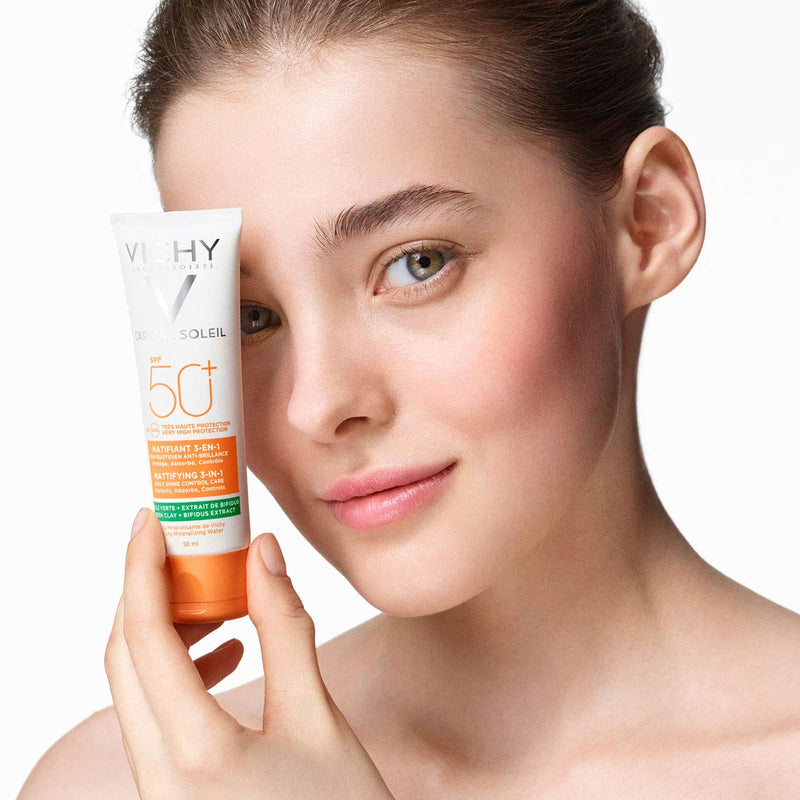 Capital Soleil - 3in1 Matting Treatment SPF50+ 50 ml - NewNest Australia