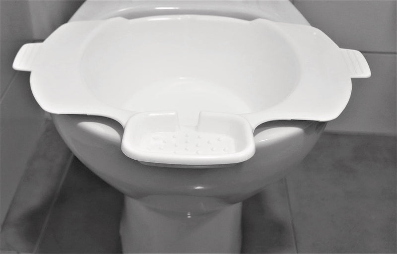 PEPE - Sitz Bath for Toilet, Bidet Bowl for Toilet Seat, Portable Bidet for Toilet, Sitz Bath Hemorrhoids, Toilet Bidet Basin, Over Toilet Bidet Bowl, White Sitz Bath Postpartum - NewNest Australia