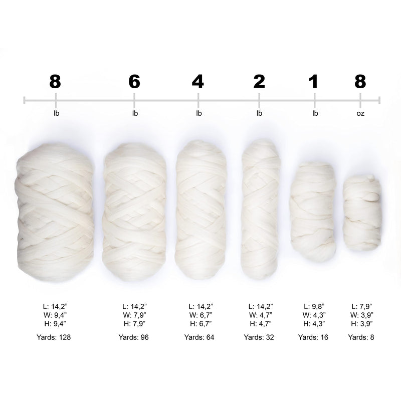 Kondoos Natural Wool Bulk roving, 1 lb. Best Wool for Spinning, arm Knitting, Felting, Chunky Blankets and Tapestry. Natural Colors, un-Dyed. (Dark Chocolate, 1 lb) Dark Chocolate - NewNest Australia