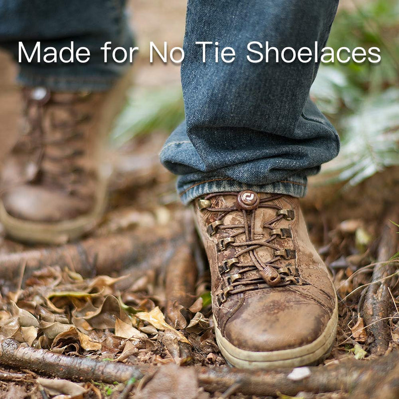 Heavy Duty Cord Locks - Double Hole Drawstring Stopper Fastener for No Tie Shoelaces and More Black - NewNest Australia