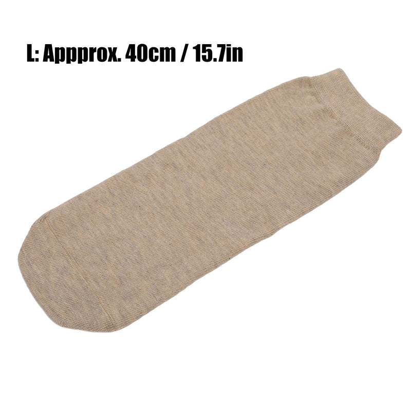 Amputee Sock, 5Pcs Soft Breathable High Elastic Cotton Below Knee BK Stump Shrinker Limb Compression Amputee Care Provide Warmth and Protection to Prosthetic Limb Portable Fine Knitting Stump(L) S L - NewNest Australia
