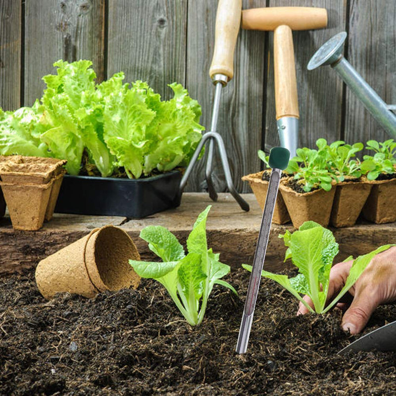 Soil Thermometer 210mm Aluminium - Monitor Soil Temperature Prior To Planting - NewNest Australia