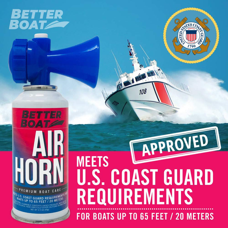 Air Horn for Boating Safety Canned Boat Accessories | Marine Grade Airhorn Can and Blow Horn 3.5 oz - NewNest Australia
