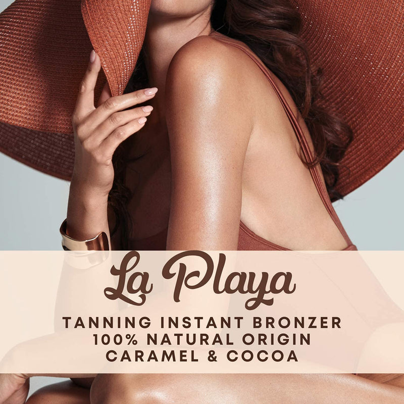 Onyx La Playa - Instant Browning Lotion | Sunless Tanner | Natural Caramel & Cocoa Based Tinted Body Moisturizer I Use Every Day For Glowing Skin - NewNest Australia