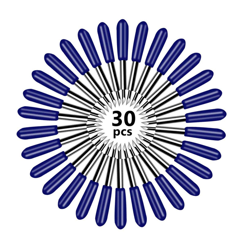 30 Pcs Replacement Blades for Explore Air 2 60 Degree Cutting Plotter Blade Vinyl Cutter Machines Blades Blade for Maker Expression Deep Cutting Blade (Blue) Blue - NewNest Australia