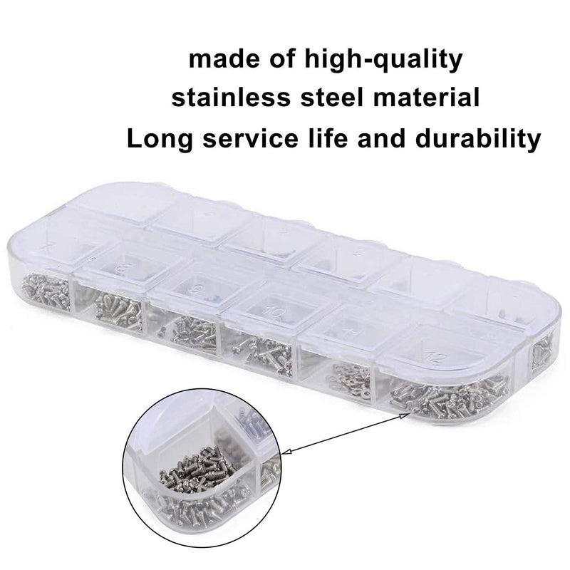 Eyeglass Repair Kit, Glasses Repair Tools with Glasses Screws, Precision Screwdriver kit, Cleaning Cloth and Tweezers, Suitable for Eyeglass, Mobile Phones, Watches - NewNest Australia