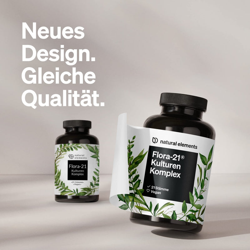 Cultural Complex of 20 Bacteria Strains with Organic Inulin, 180 Gastro-Resistant Capsules - High Dosage, Vegan and Made in Germany. - NewNest Australia