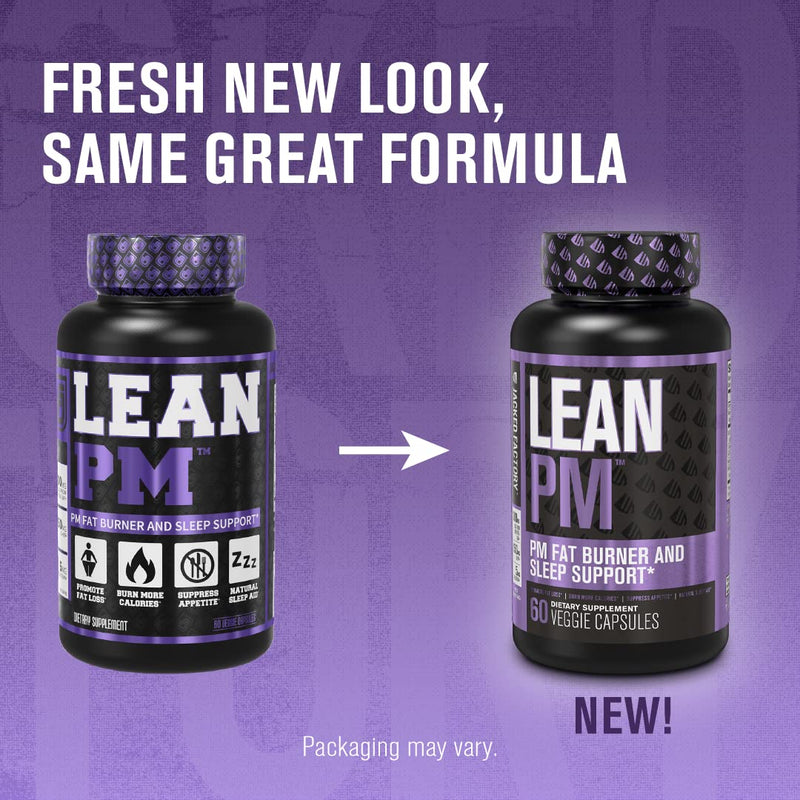 Lean PM Night Time Fat Burner, Sleep Aid Supplement, & Appetite Suppressant for Men and Women - 60 Stimulant-Free Veggie Weight Loss Diet Pills 60 Count (Pack of 1) - NewNest Australia