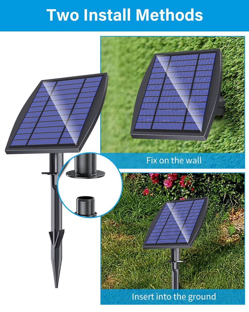 Aquarium Air Pump Oxygenator, 2.5W Solar Air Pump Aquarium and Air Bubble Stones, Air Bubble for Fish Tank up to 120 Gallons 3 Mode&No Noise Solar Pond Aerator for Pond Fishing Pool Oxygen Increasing - NewNest Australia