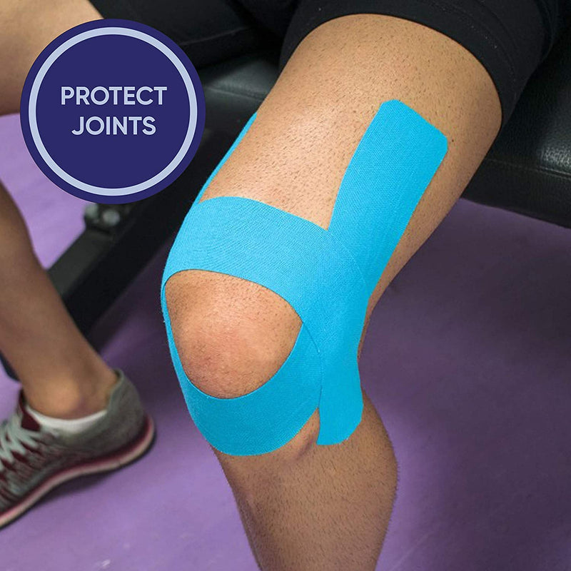 Kinesiology Tape 5m Roll - Sports Tape for Knee & Muscle Support - Multi Purpose Kinesiology Tapes, Body Tape, Boob Tape, Trans Tape, K Tape, Athletic Tape - Beige - NewNest Australia